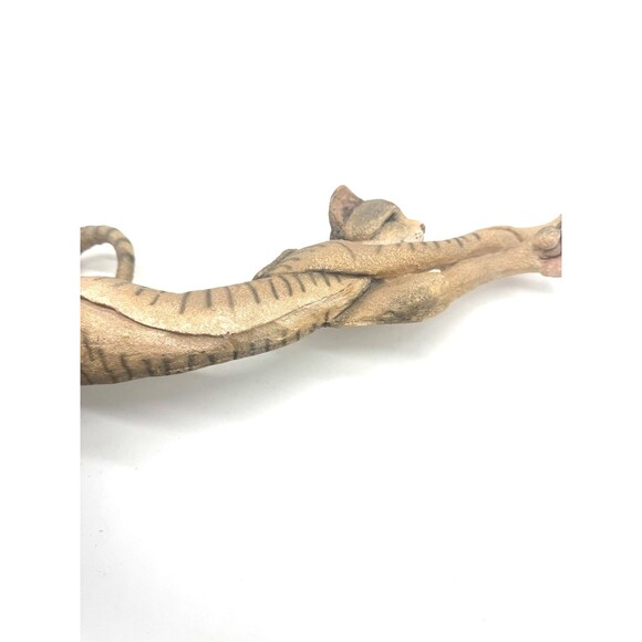 Country Artists A Breed Apart #70407 Cleo Striped Cat Stretching 2002 Feline - Picture 7 of 10